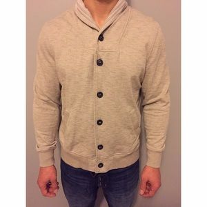 H&M button down sweater